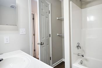 Linen closets in select homes